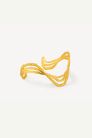 Ripple Gold Bracelet