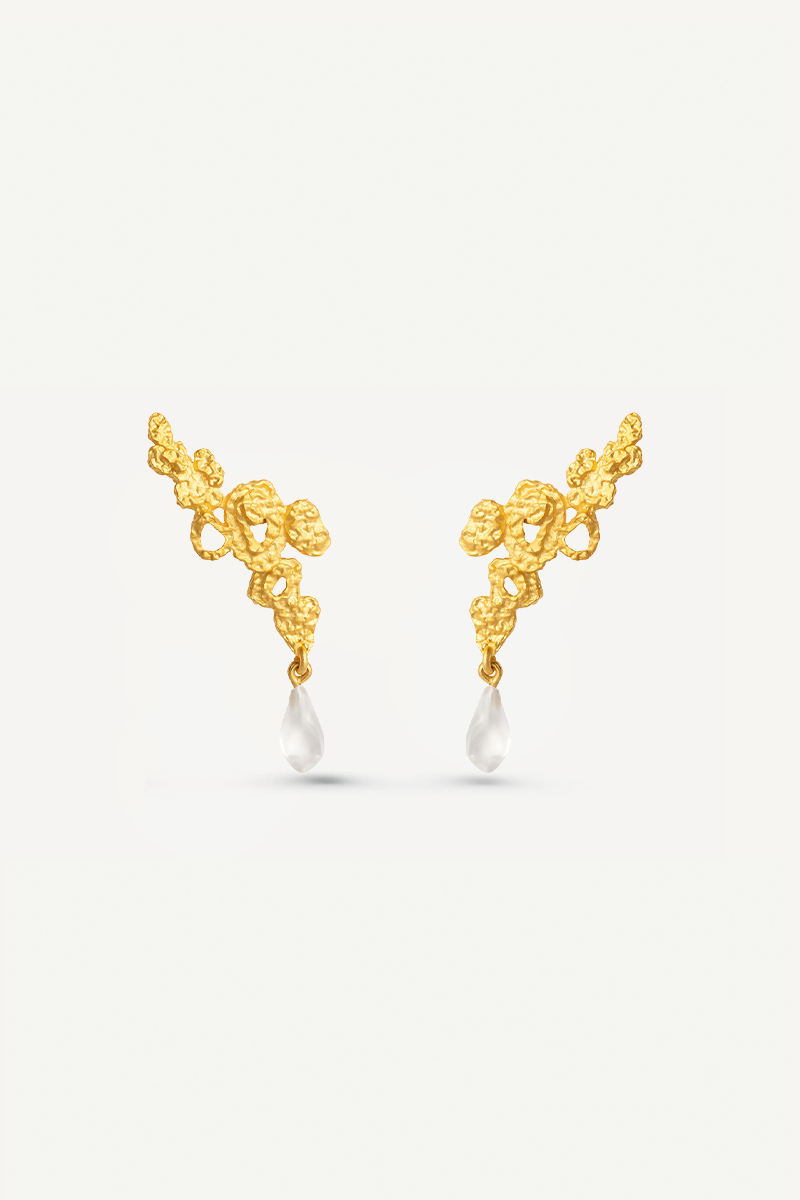 Mini Riverstone Earrings