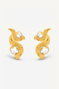 Interchangeable Meteorite Earrings