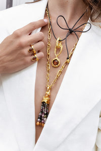 Leather Cord Gold