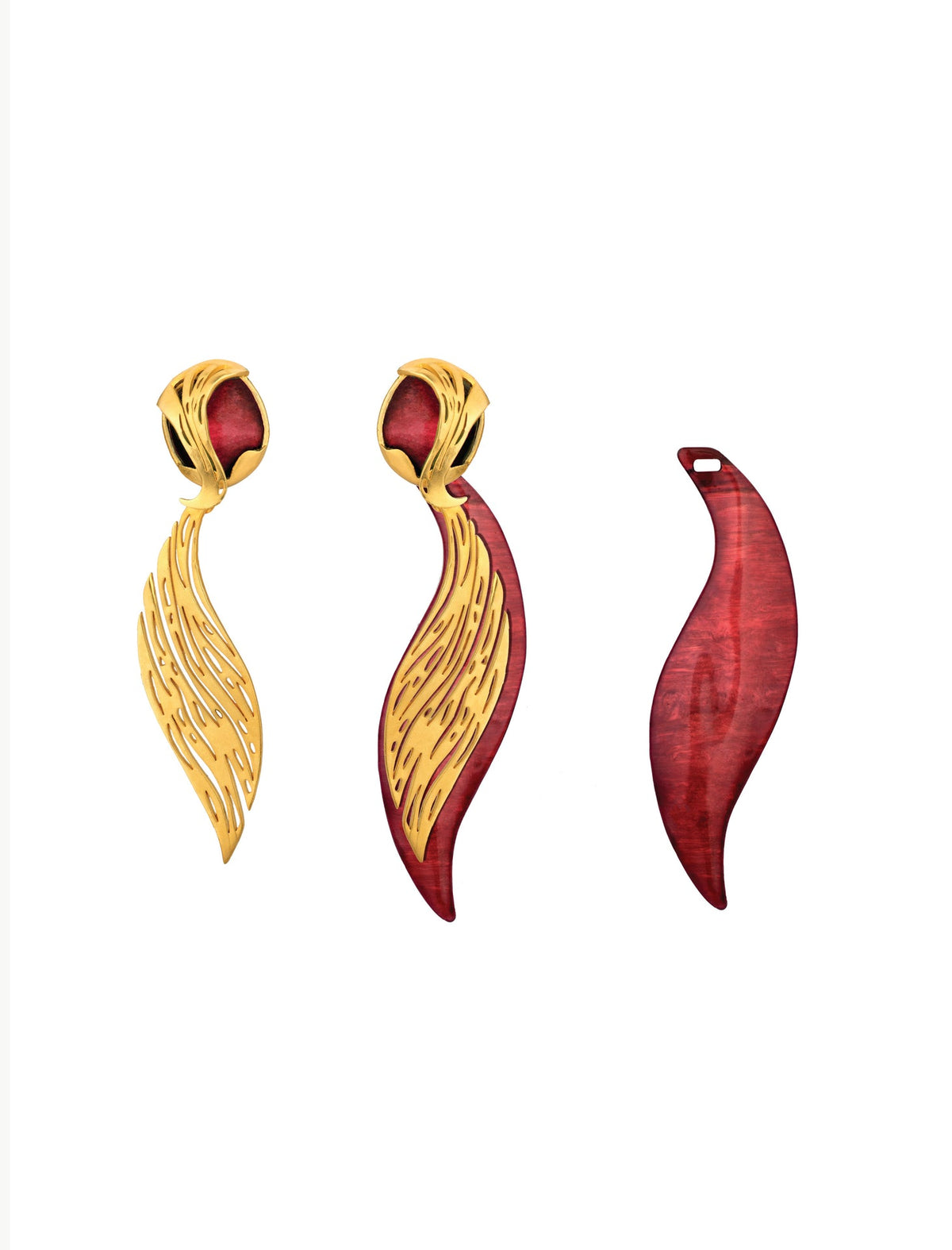 Interchangeable Sandstone Earrings