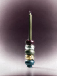 Interchangeable Stone Stack Candle Holder