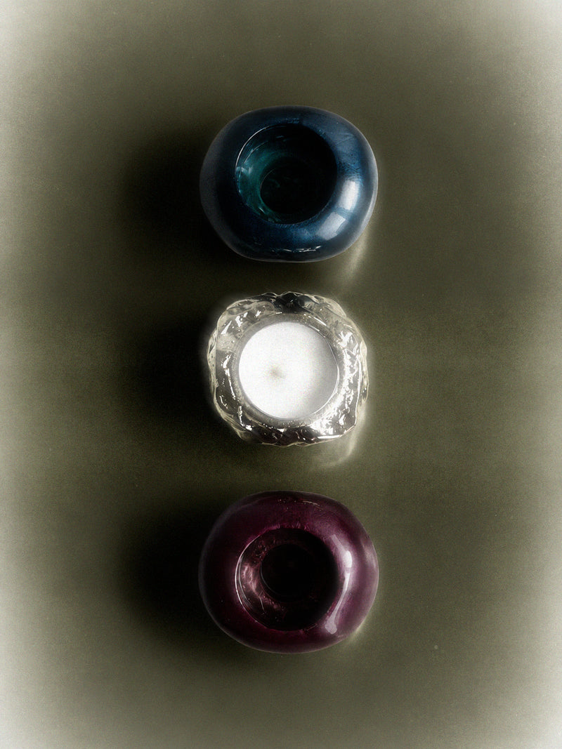 Interchangeable Stone Stack Candle Holder