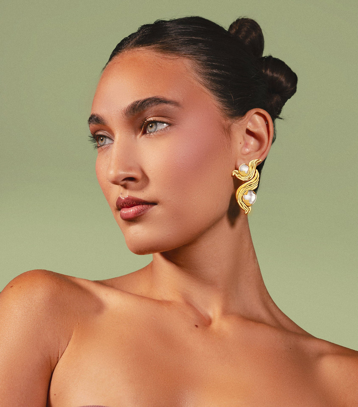 Interchangeable Meteorite Earrings