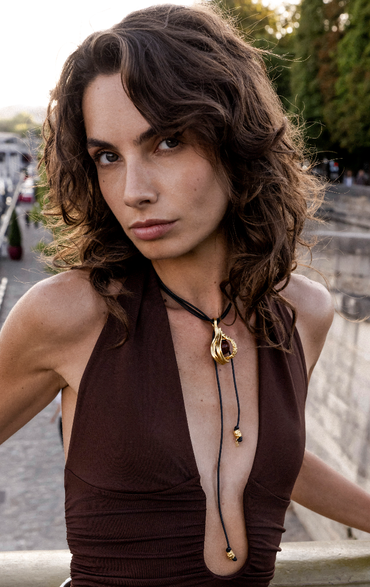 Leather Cord Gold
