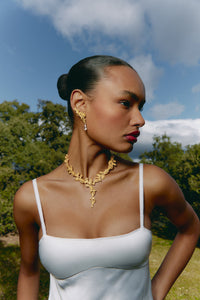 Mini Riverstone Earrings