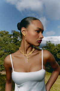 Mini Riverstone Earrings